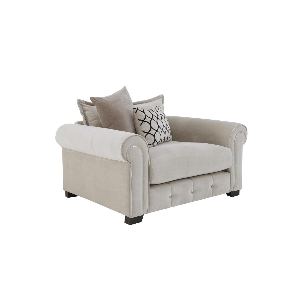 Alexander and James - Sumptuous Fabric Snuggler Chair – image 5