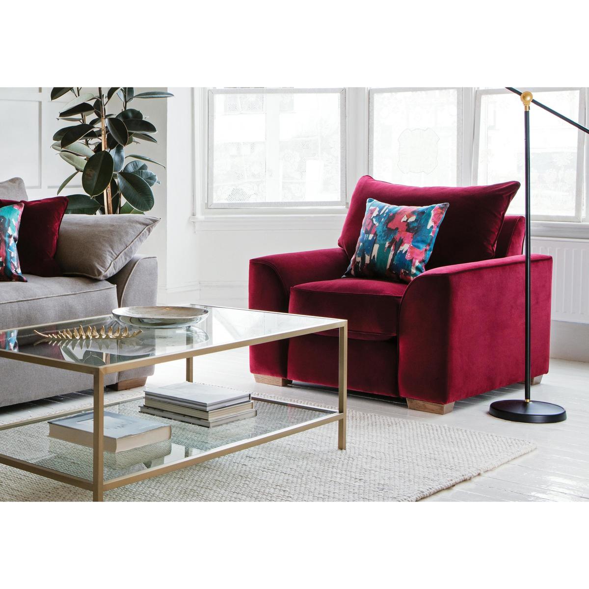 Collins and Hayes - Jarvis Fabric Armchair - Blue – image 3