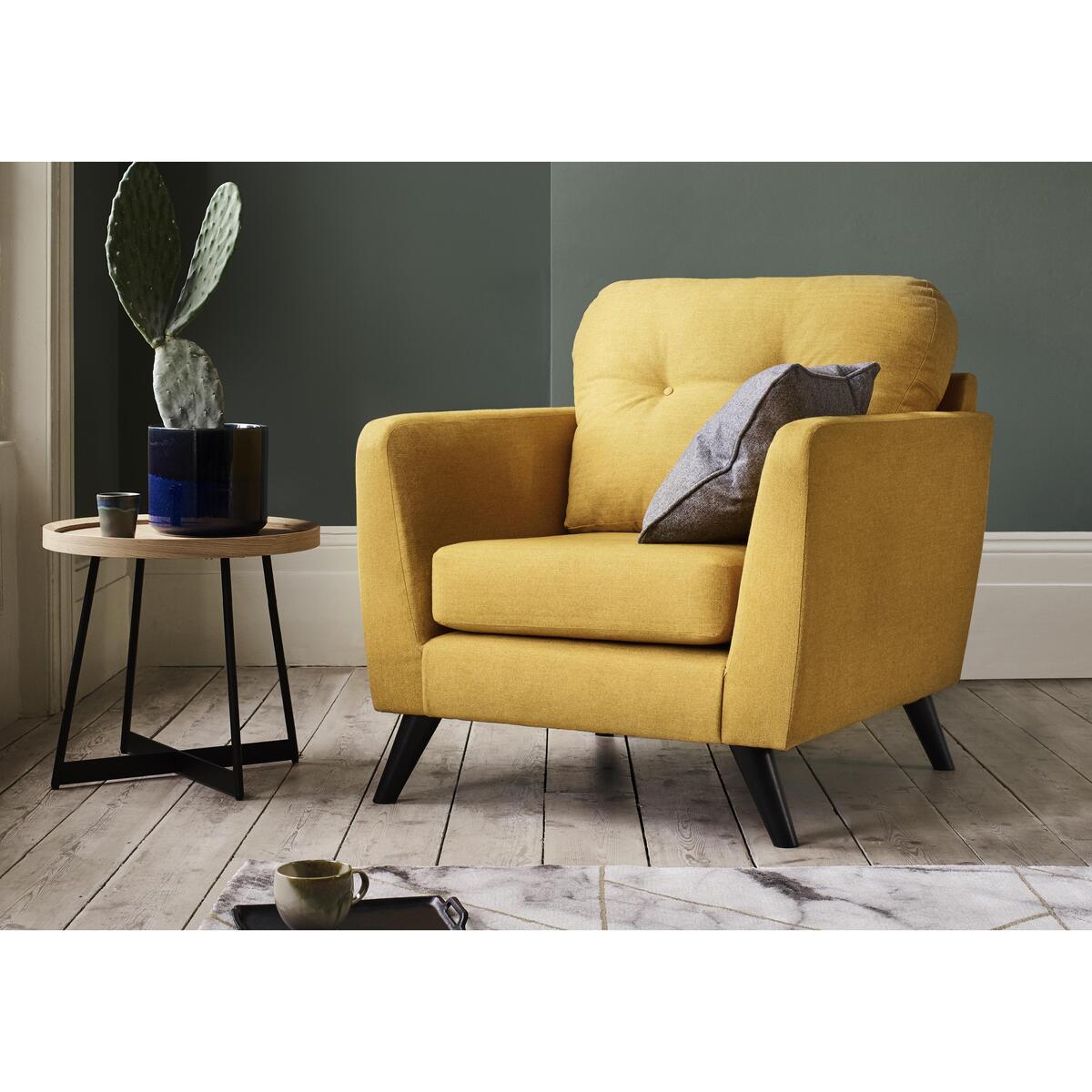 Bear Road Fabric Armchair - Silver – image 2