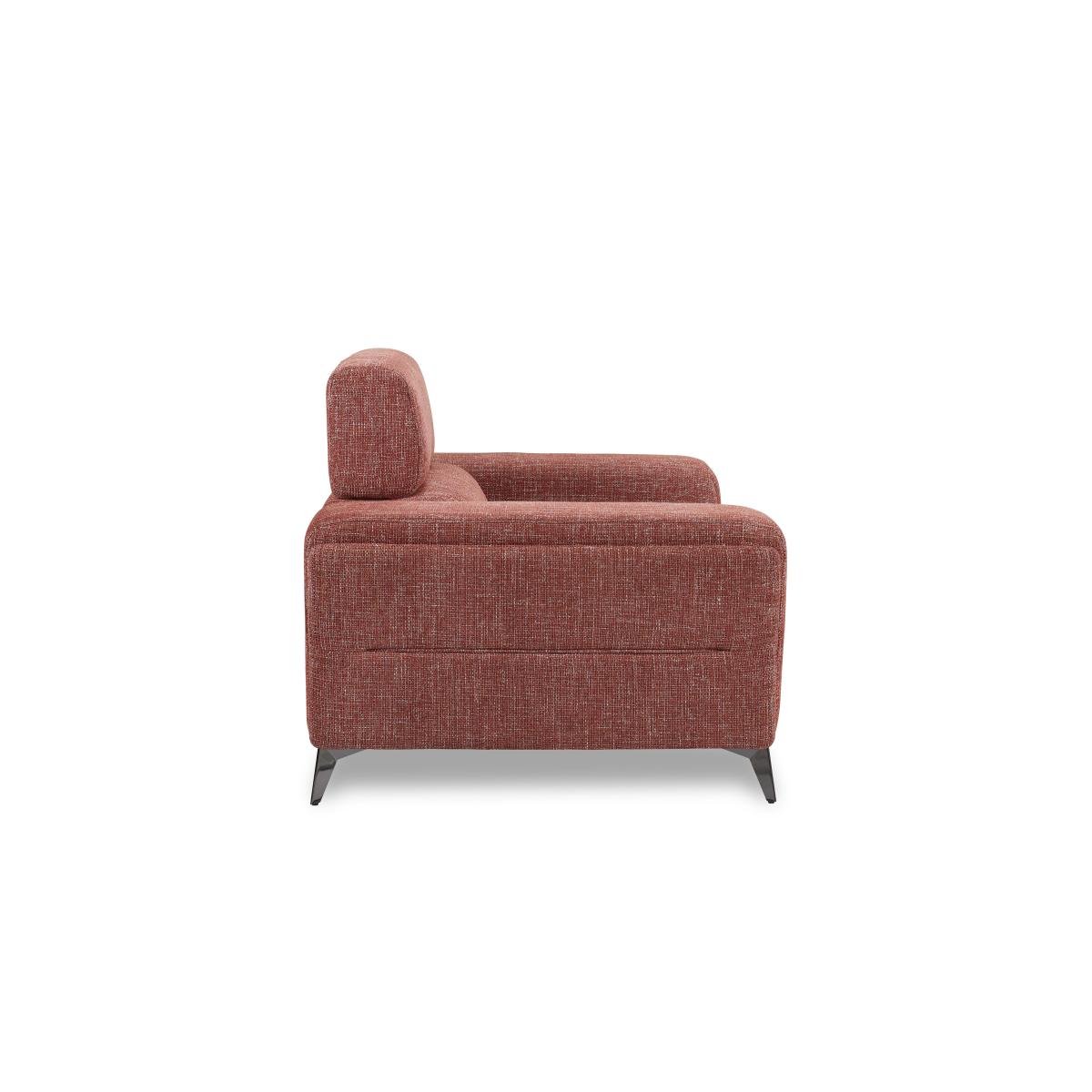 Action Fabric Armchair with Manual Storage Arm - Marble Sand – image 6