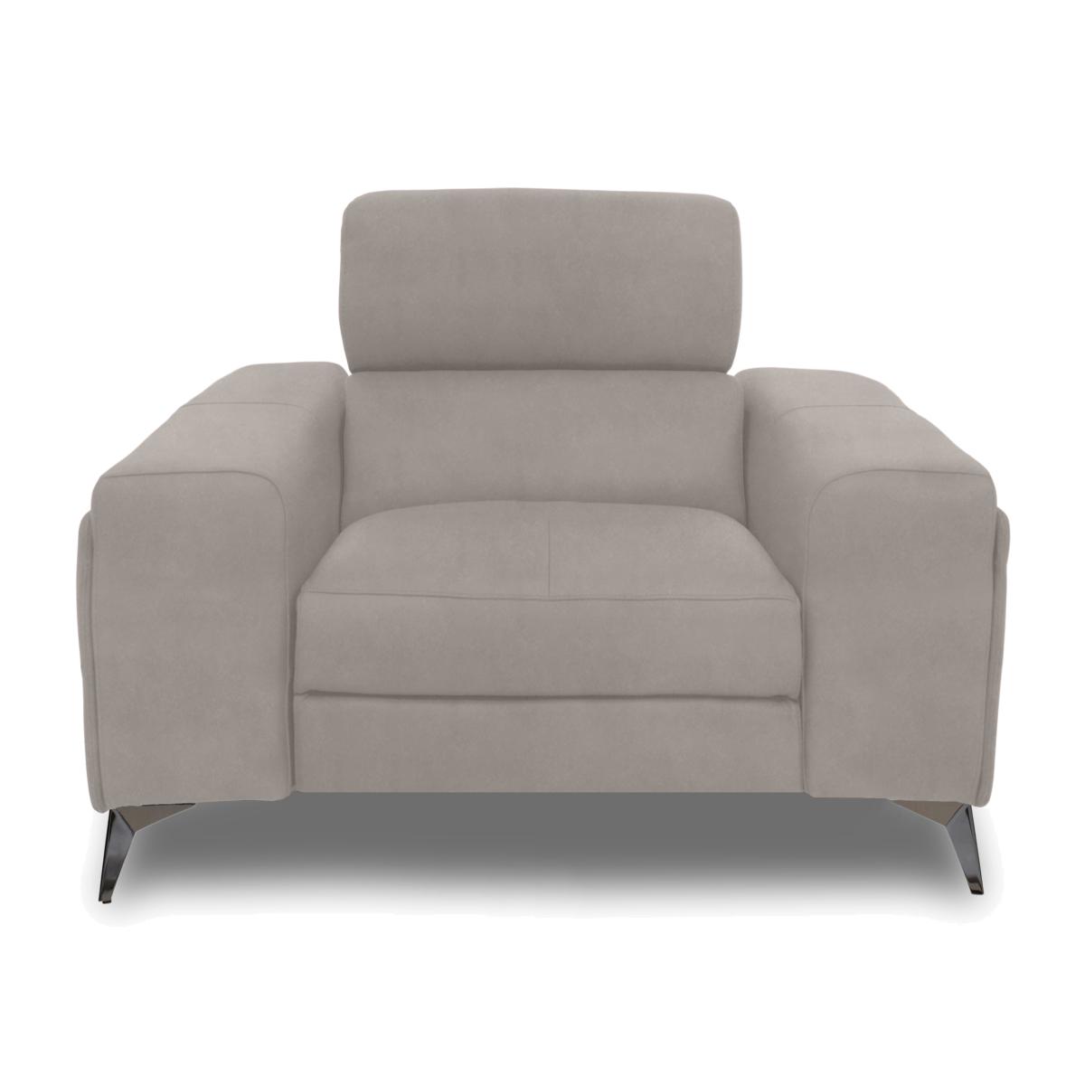 Action Fabric Armchair with Manual Storage Arm - Marble Sand – image 1