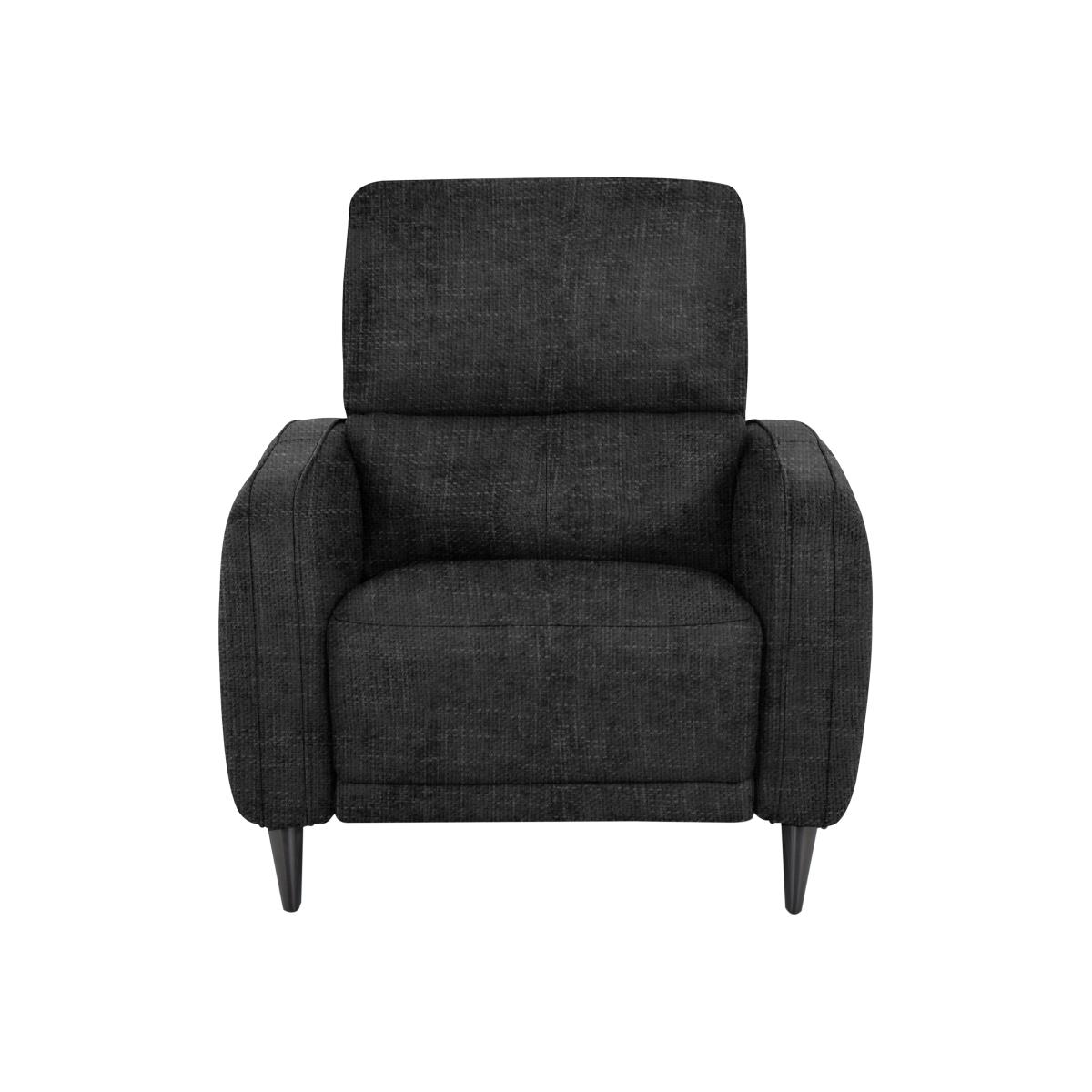Domicil - Logan Fabric Chair - Black Mica