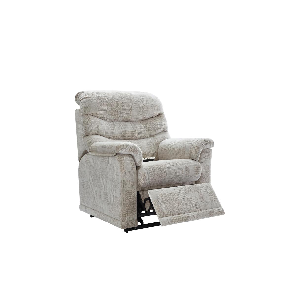 G Plan - Malvern Fabric Rise and Recline Armchair - Kampala Beige – image 2