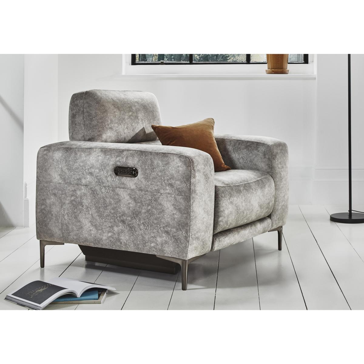 Adama Fabric Armchair - Blue – image 2