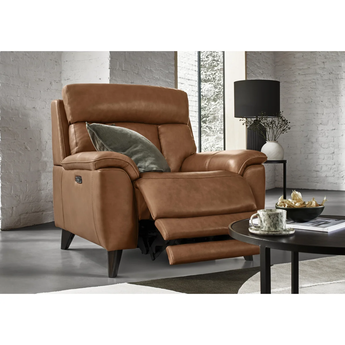 World of Leather - Dreamer Leather Armchair - BV Star White – image 2