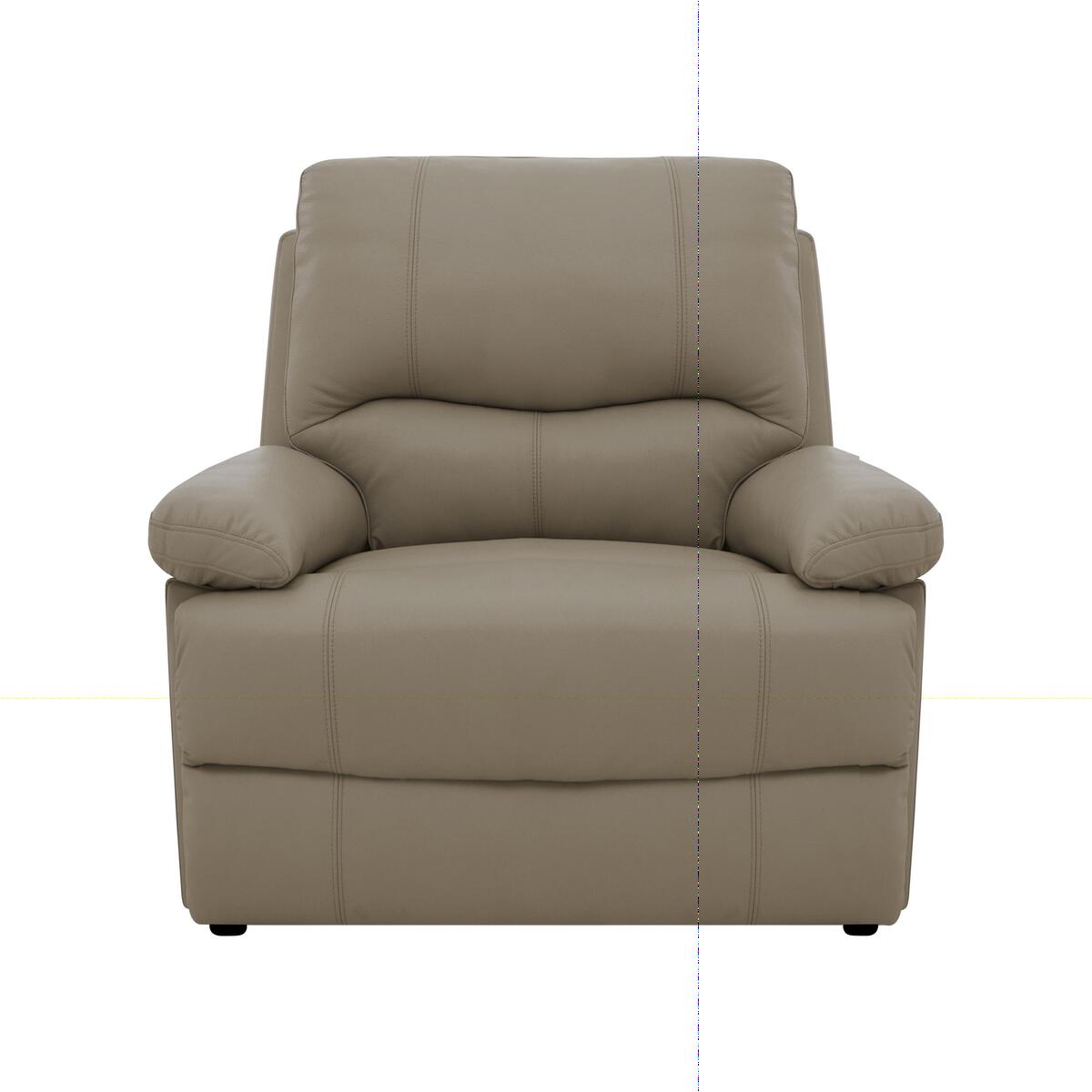 Dallas Leather Armchair - Brown