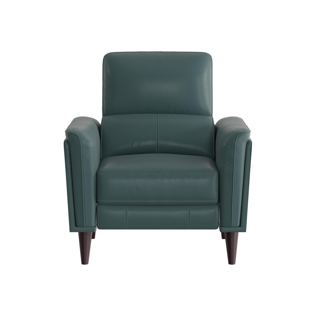 Compact Collection Klein NC Leather Chair - NC Lake Green