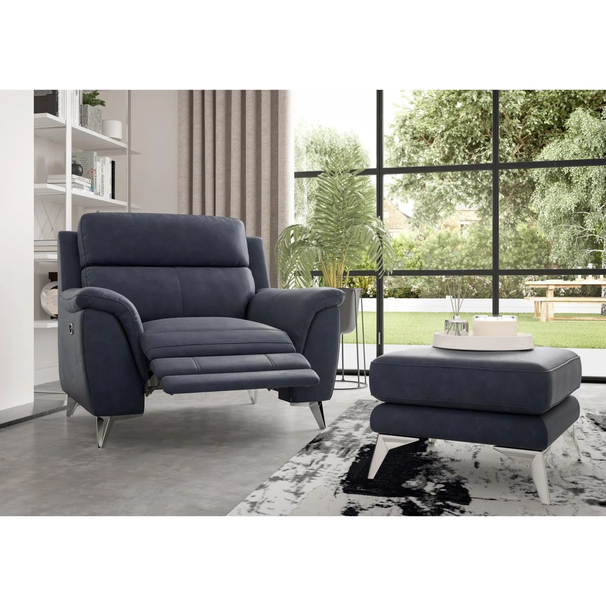 Contempo Fabric Armchair - R27 Pewter – image 3