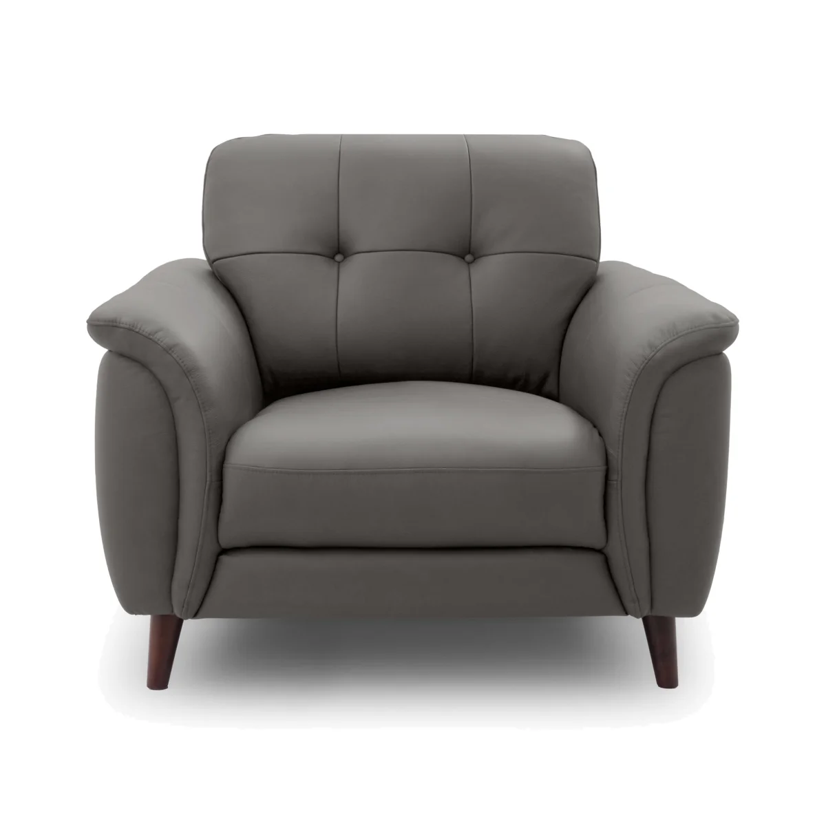 Chantilly NC Leather Armchair - Elephant – image 1