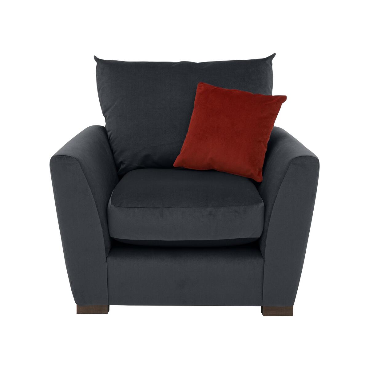 Icon Fabric Armchair - Black – image 1