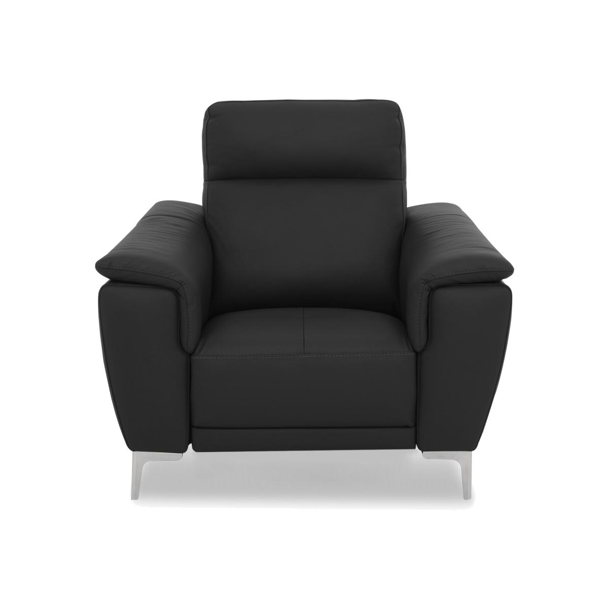 Nicoletti Italia - Amalfi Leather Chair - Torello Nero