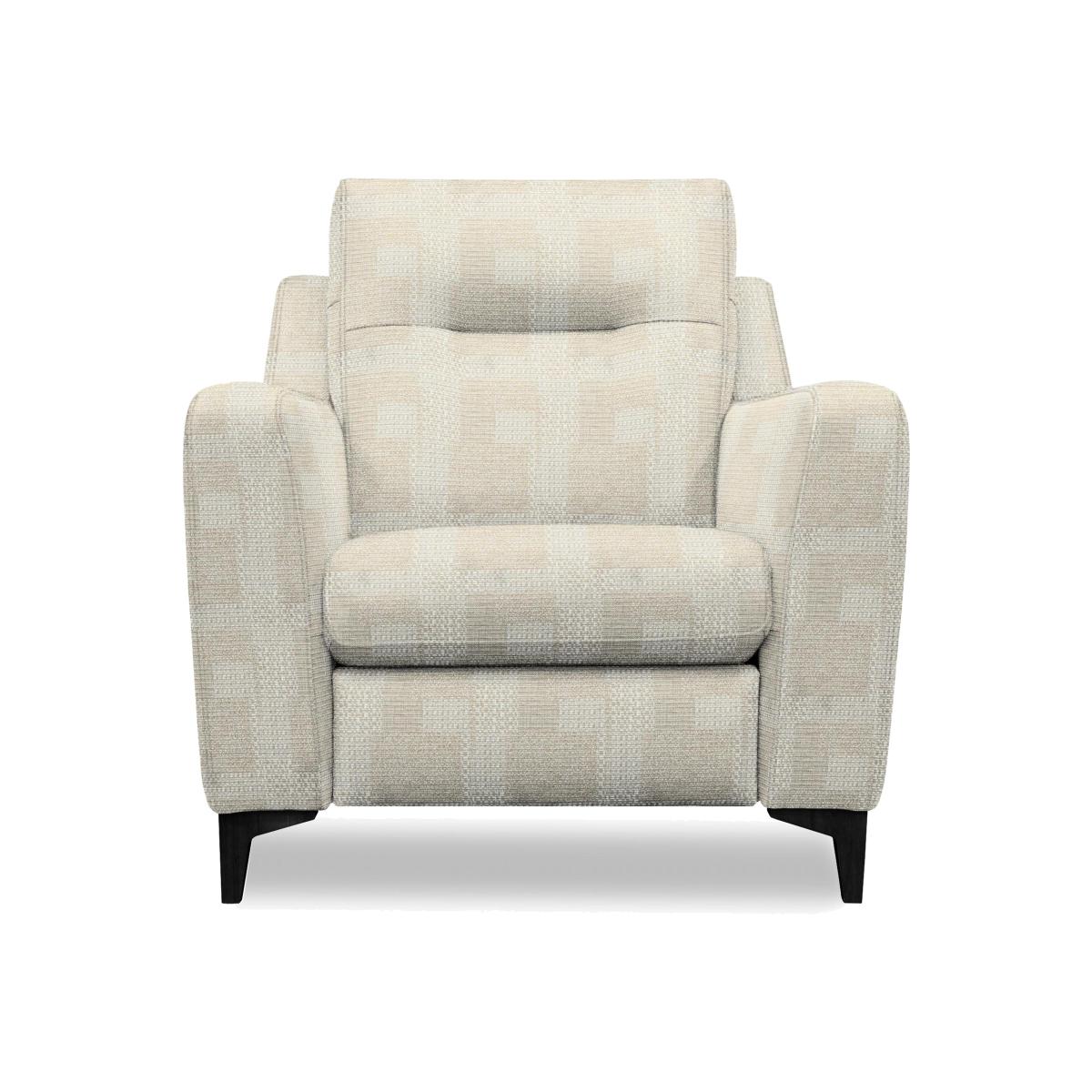 G Plan - Arlo Fabric Power Recliner Chair - Faro Mist with Ebony Feet