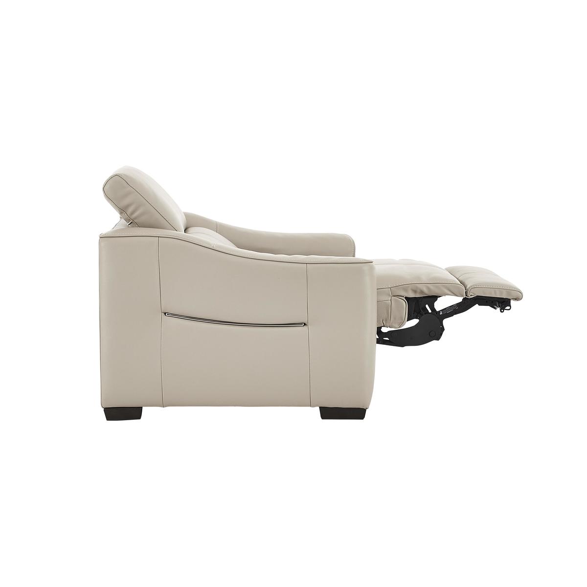 Elixir Leather Armchair - Only One Left! - Grey - By Furniture Village – image 8