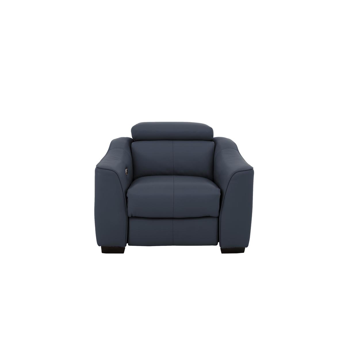 Elixir Leather Armchair - Only One Left! - Grey - By Furniture Village – image 9
