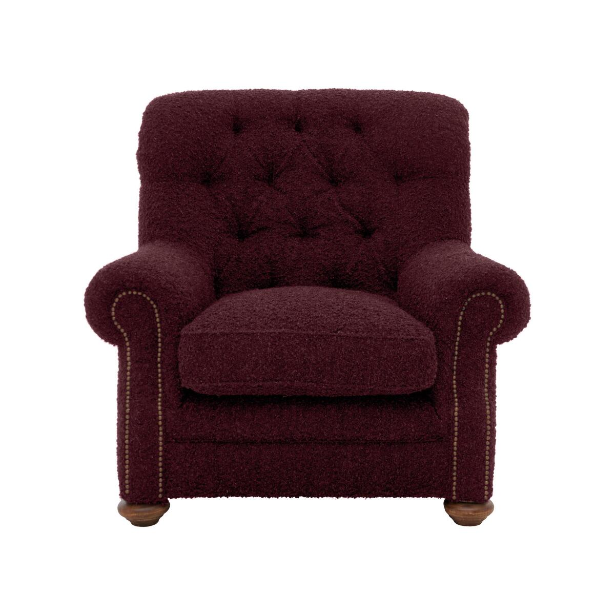Alexander and James - Camden Collection Bobo Fabric Armchair - Red – image 1
