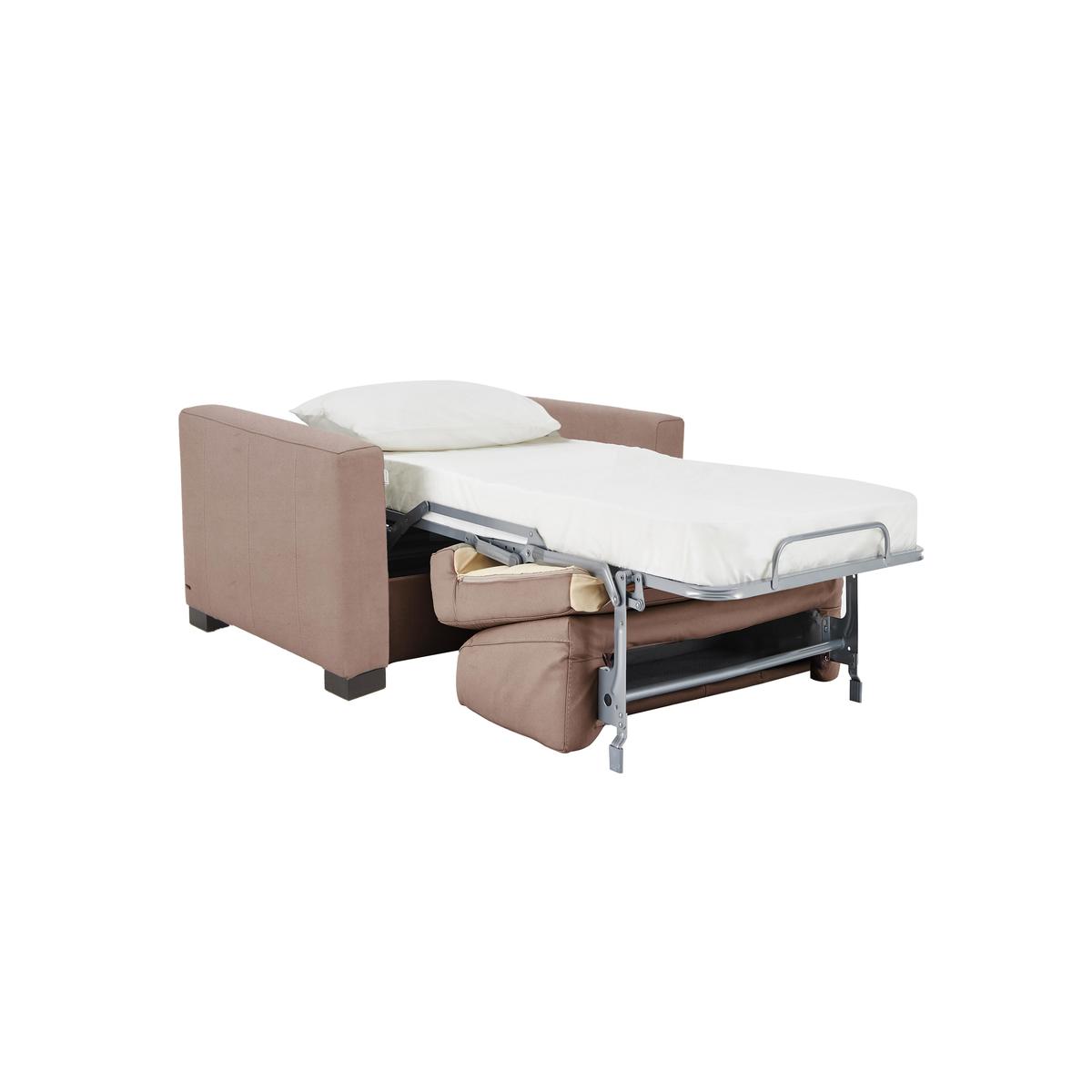Nicoletti - Alcova Single Fabric Sofa Bed with Box Arms - Beige – image 3
