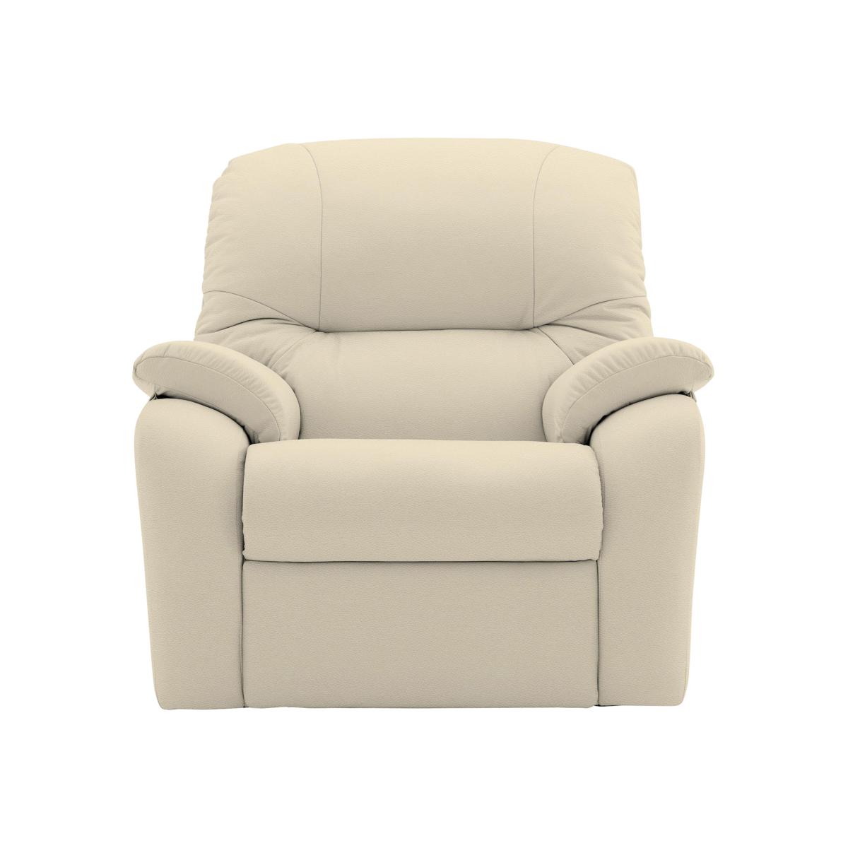 G Plan - Mistral Small Leather Armchair - Cream – image 1