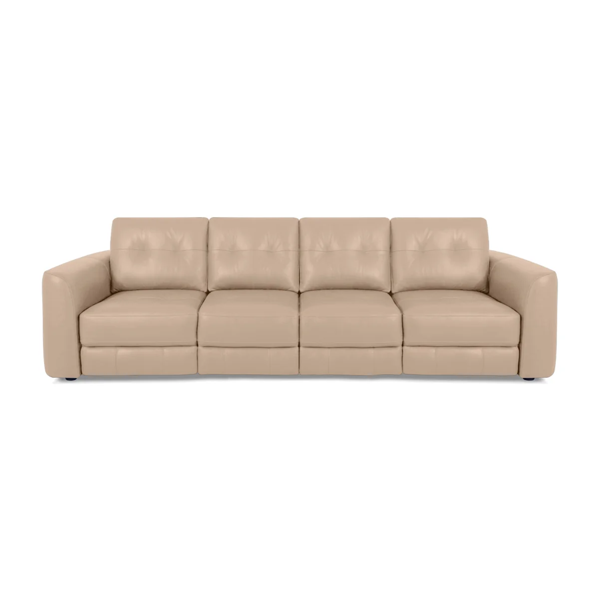World of Leather - Drift 4 Seater Leather Power Glider Sofa - BV Pebble - Sofas and Armchairs - In Time for Christmas – image 1