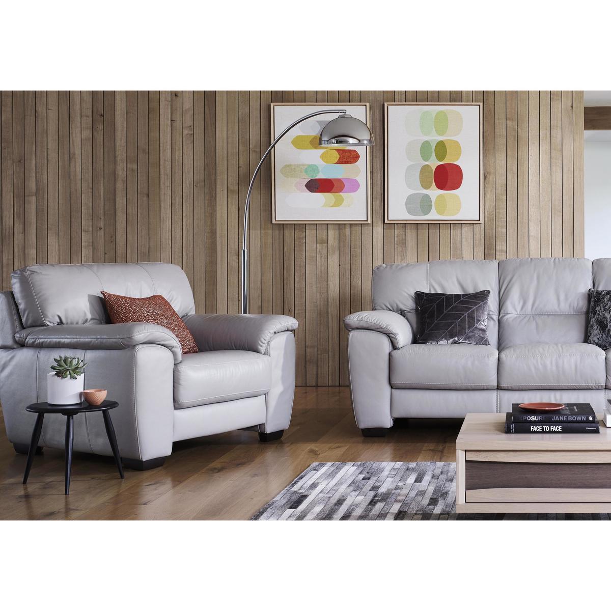 World of Leather - Shades Leather Armchair - Beige – image 2