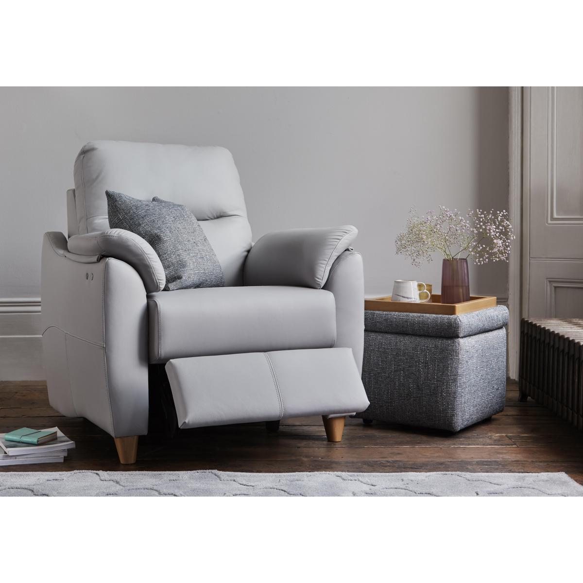G Plan - Spencer Leather Recliner Armchair – image 2