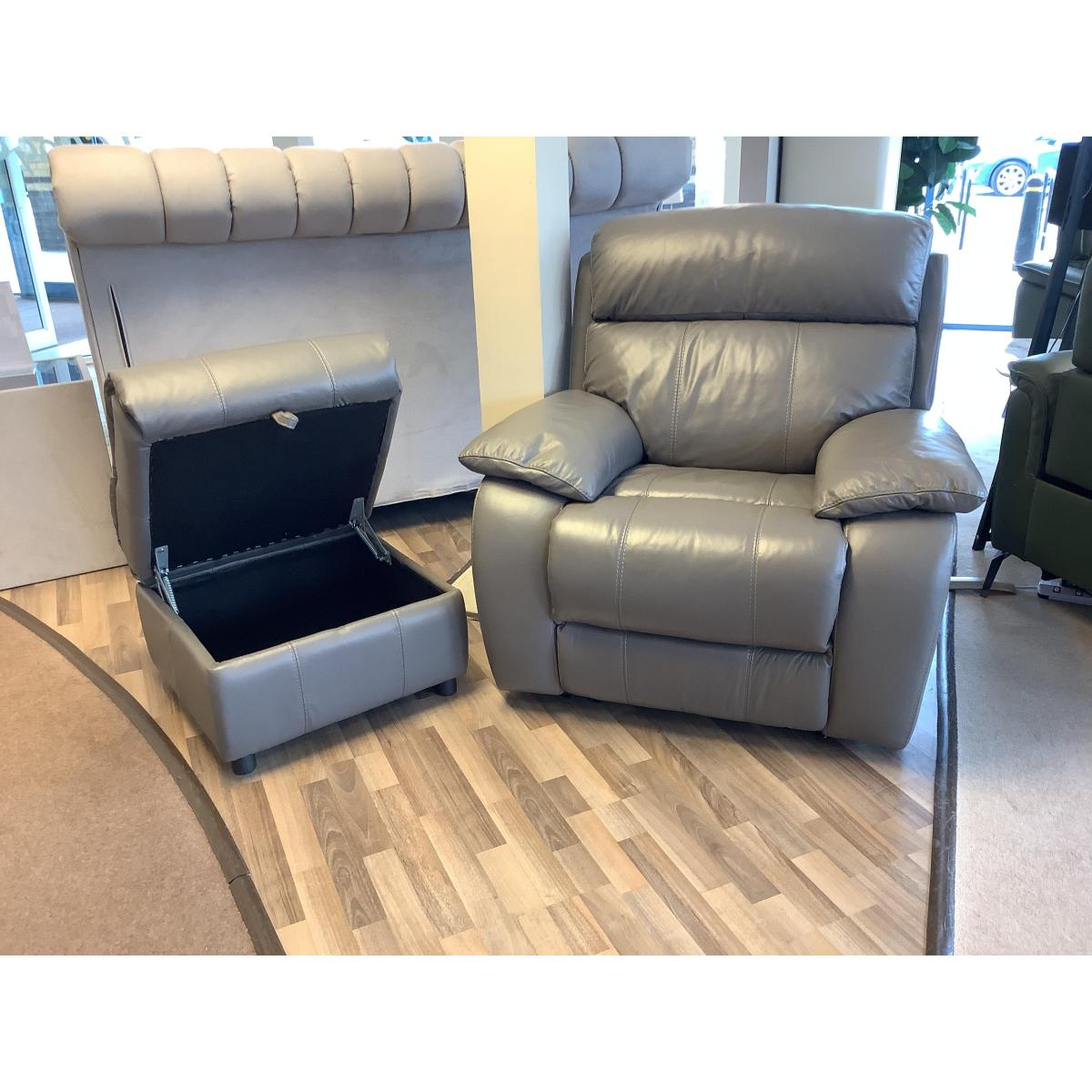 Moreno Leather Power Reclining Armchair – image 4