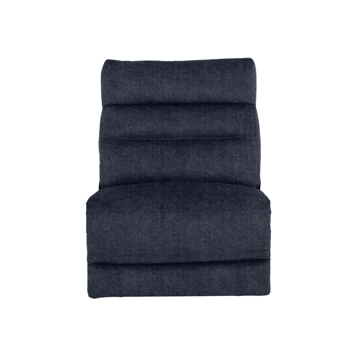 Berlin Fabric Armless Unit - Black Mica