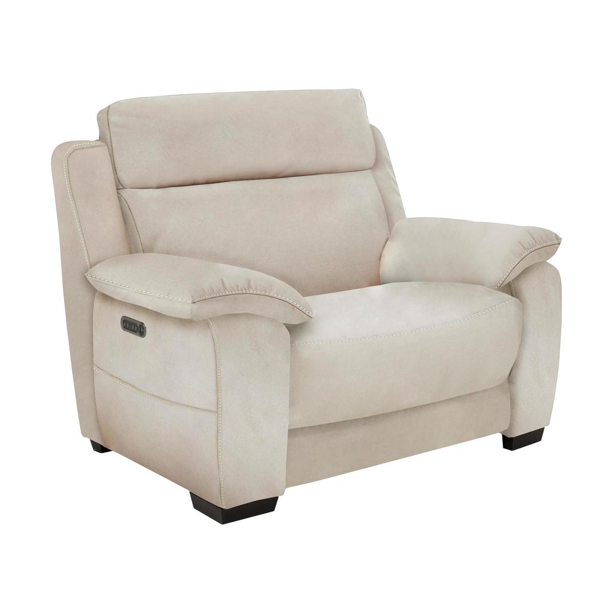 Starlight Express Fabric Recliner Armchair - Beige - By Furniture Village – image 1