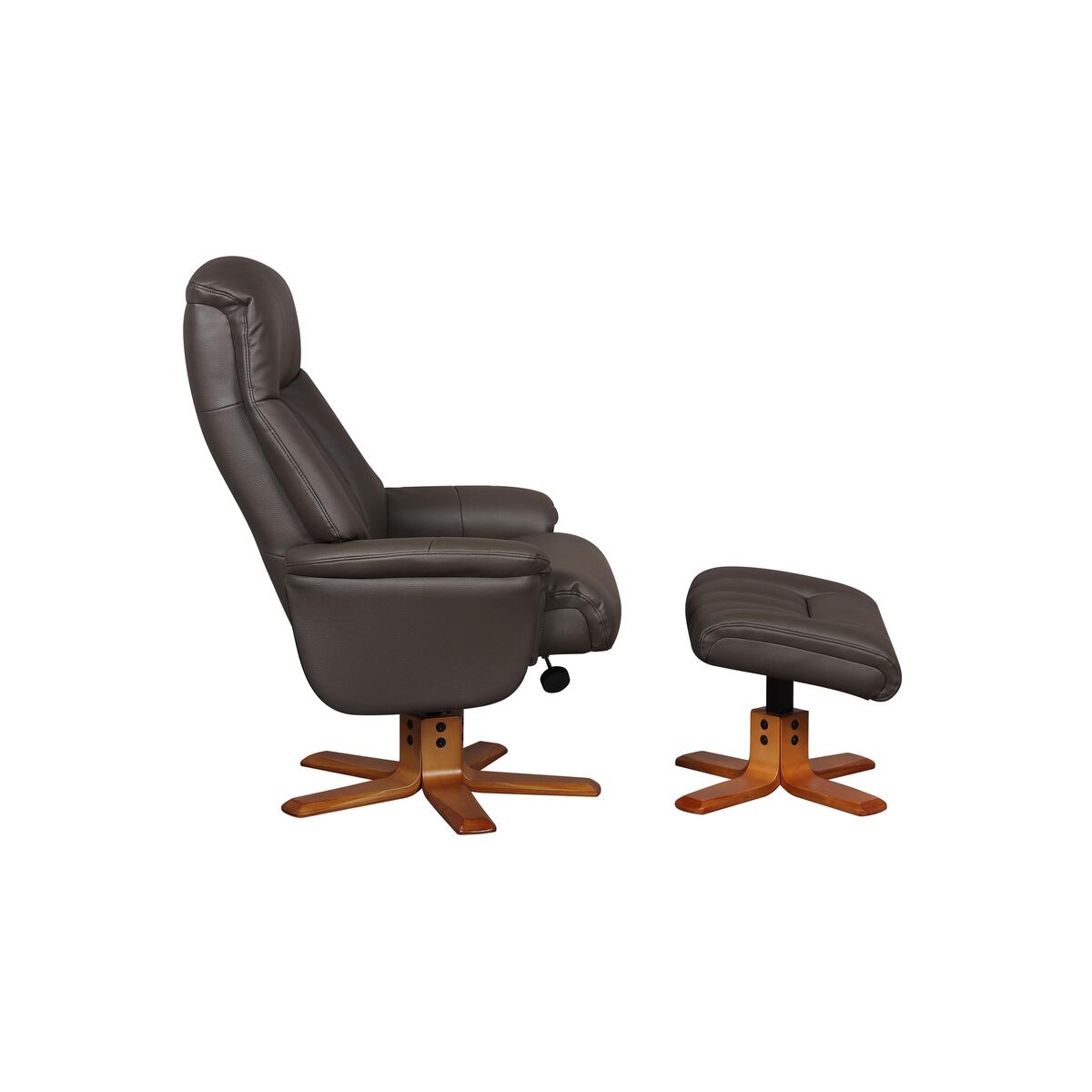 Paris Recliner Armchair and Footstool – image 4