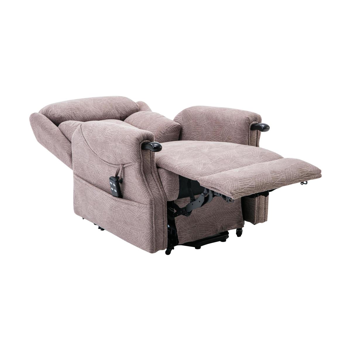 Weyton Fabric Lift and Rise Recliner Armchair - Grey - By Furniture Village – image 2