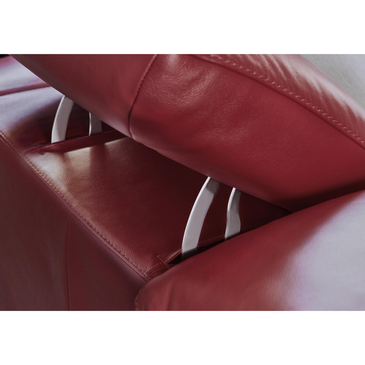 Galaxy Armchair with Manual Headrests - Brown- World of Leather – image 3
