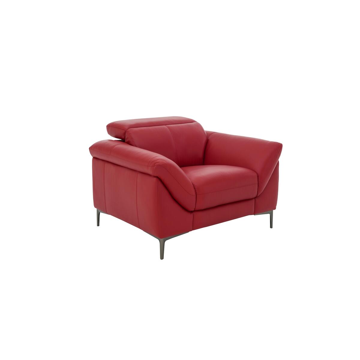 Galaxy Armchair with Manual Headrests - Brown- World of Leather – image 5