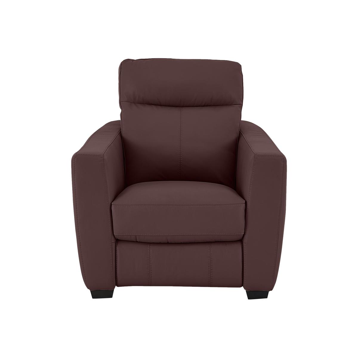 Compact Collection Midi Leather Armchair- World of Leather