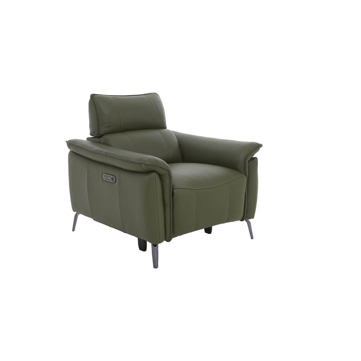 Jude Leather Armchair - Elephant – image 8