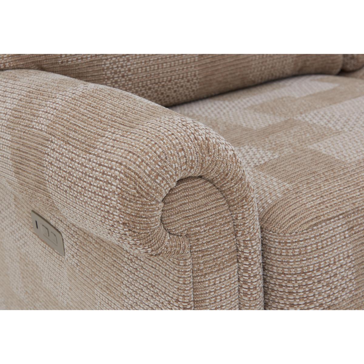 G Plan - Avon Fabric Power Recliner Armchair - Nebular Pebble – image 3