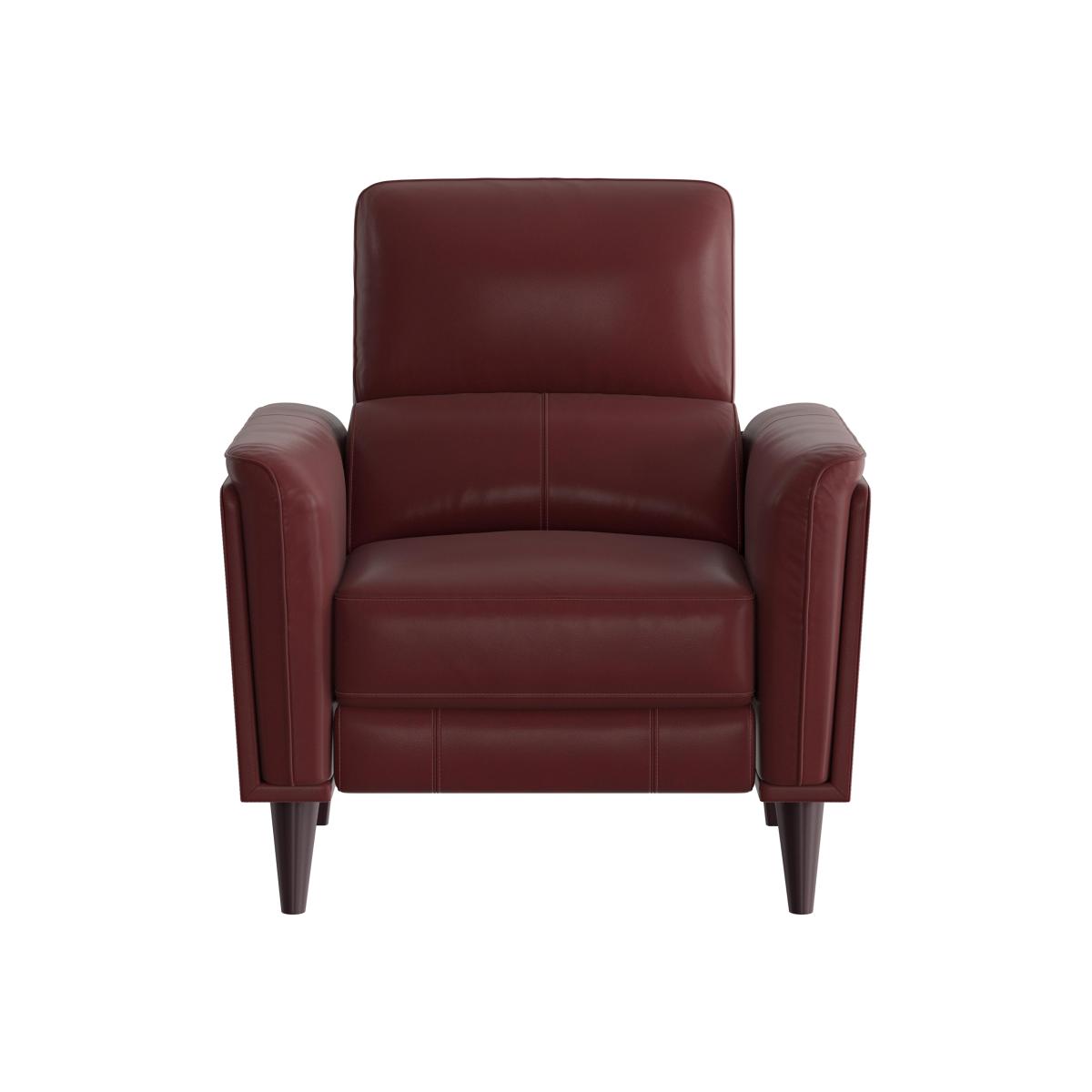 Compact Collection Klein BV Leather Chair - BV Deep Red
