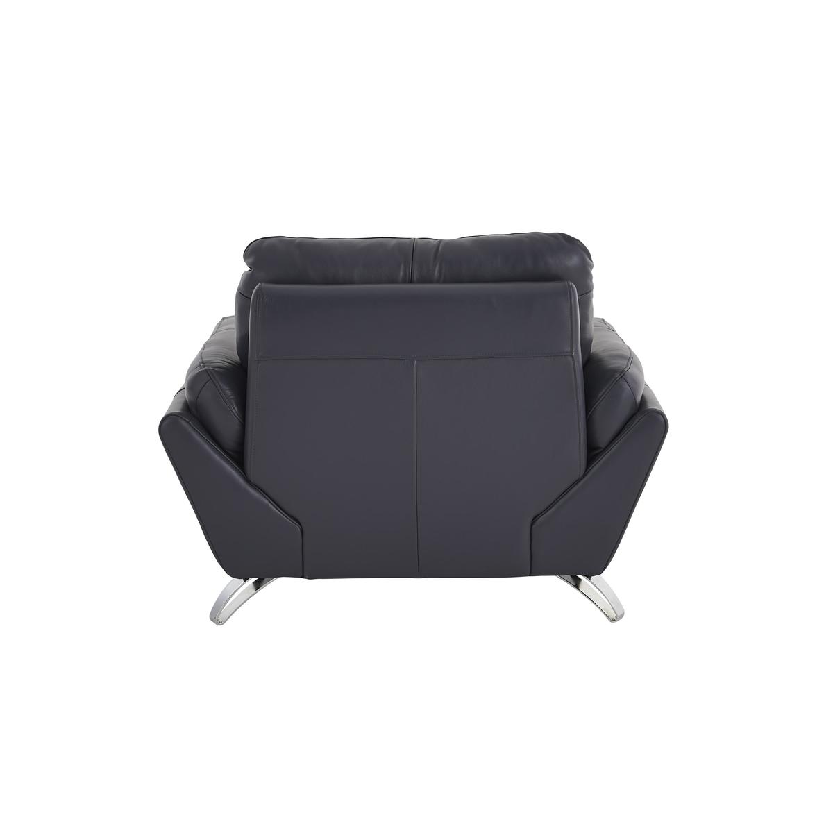 Salvador Leather Armchair - Black - By Furniture Village – image 5