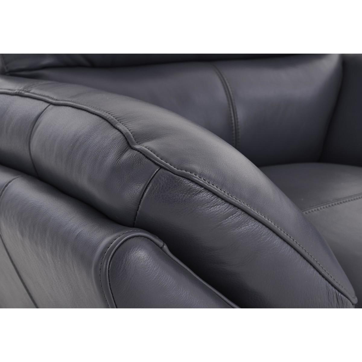 Salvador Leather Armchair - Black - By Furniture Village – image 6