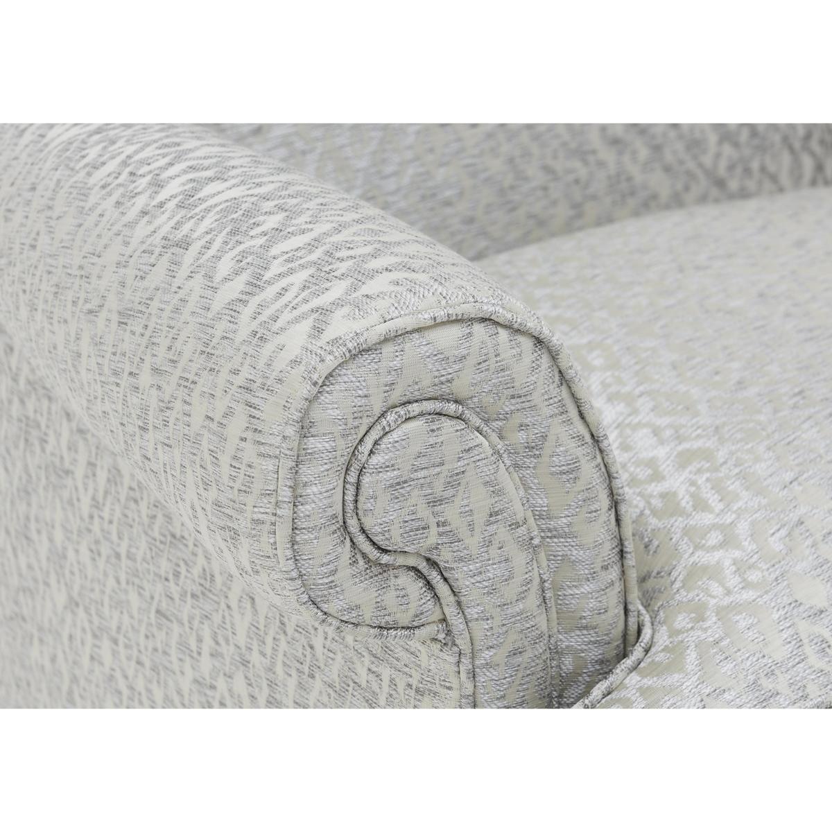 Duresta - The Prestige Collection Kingston Winged Fabric Armchair - Silver – image 4