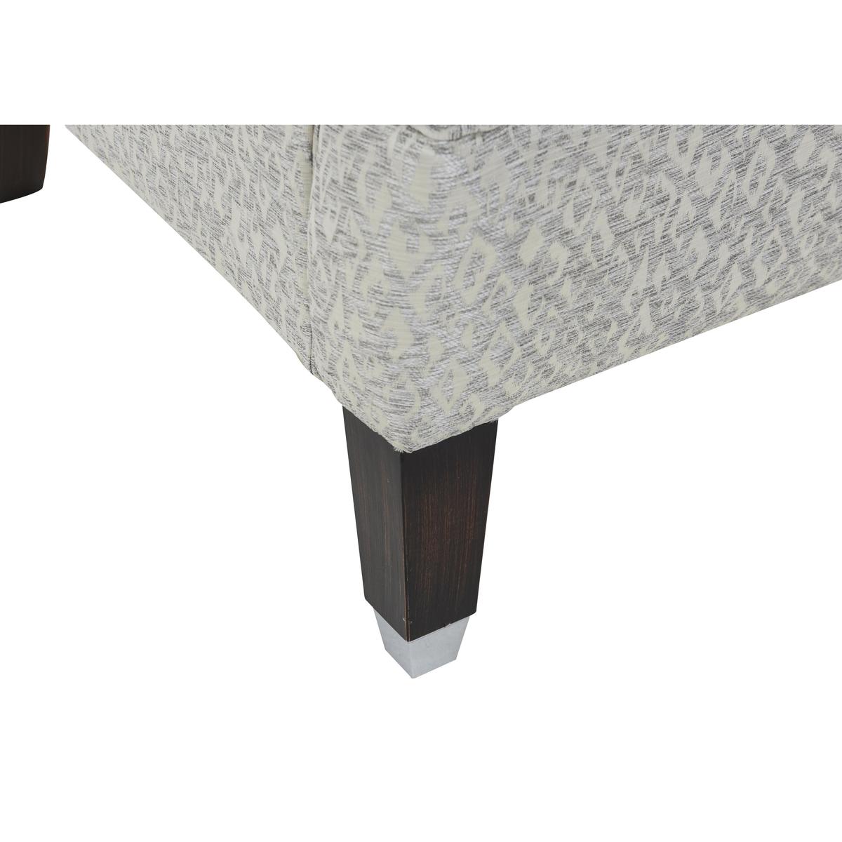 Duresta - The Prestige Collection Kingston Winged Fabric Armchair - Silver – image 5