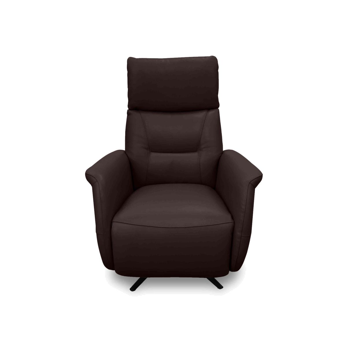 Designer Chair Collection Dusseldorf HW Leather Power Recliner Swivel Chair - Expresso