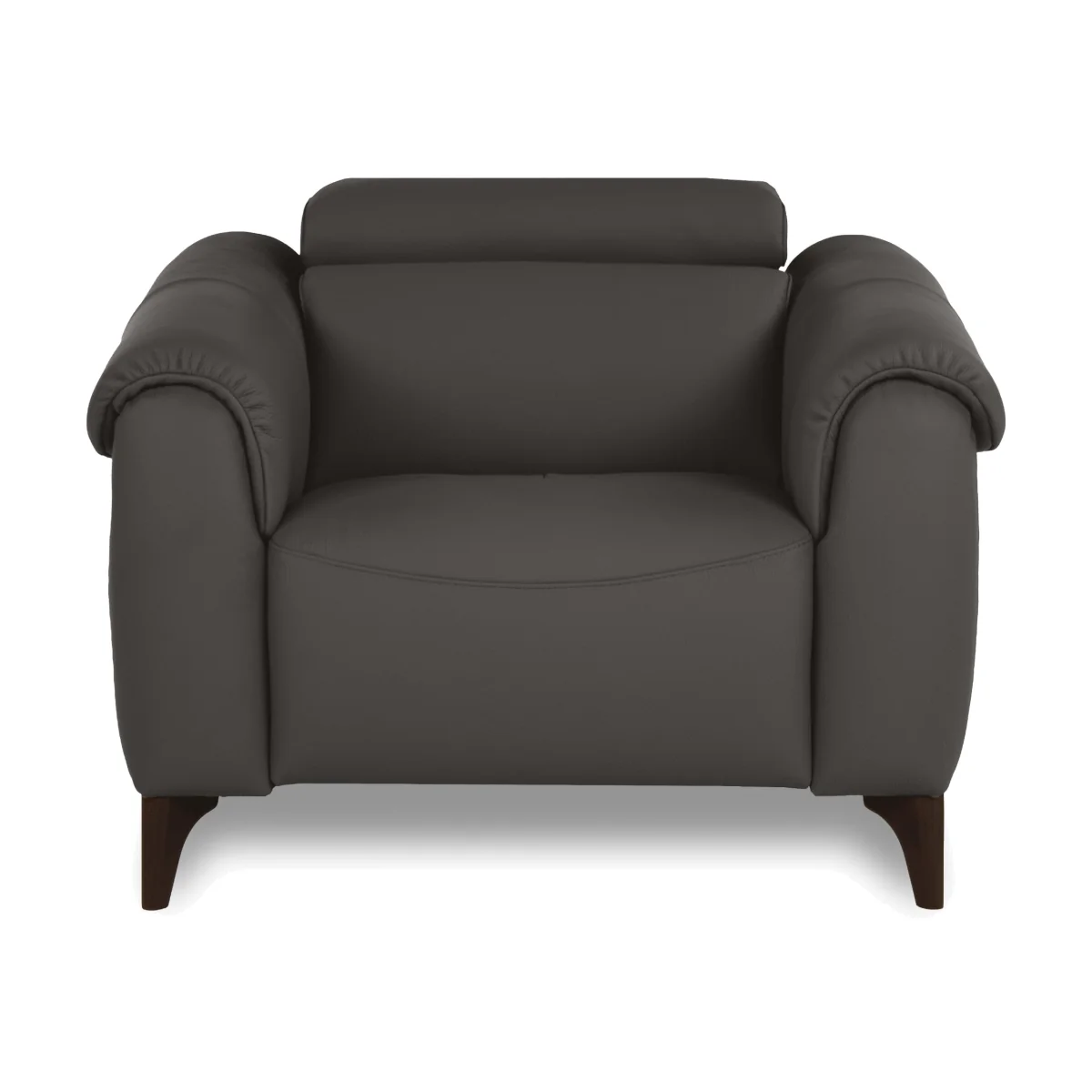 Nicoletti - Nicole Leather Armchair - Torello Grigio Scuro – image 1