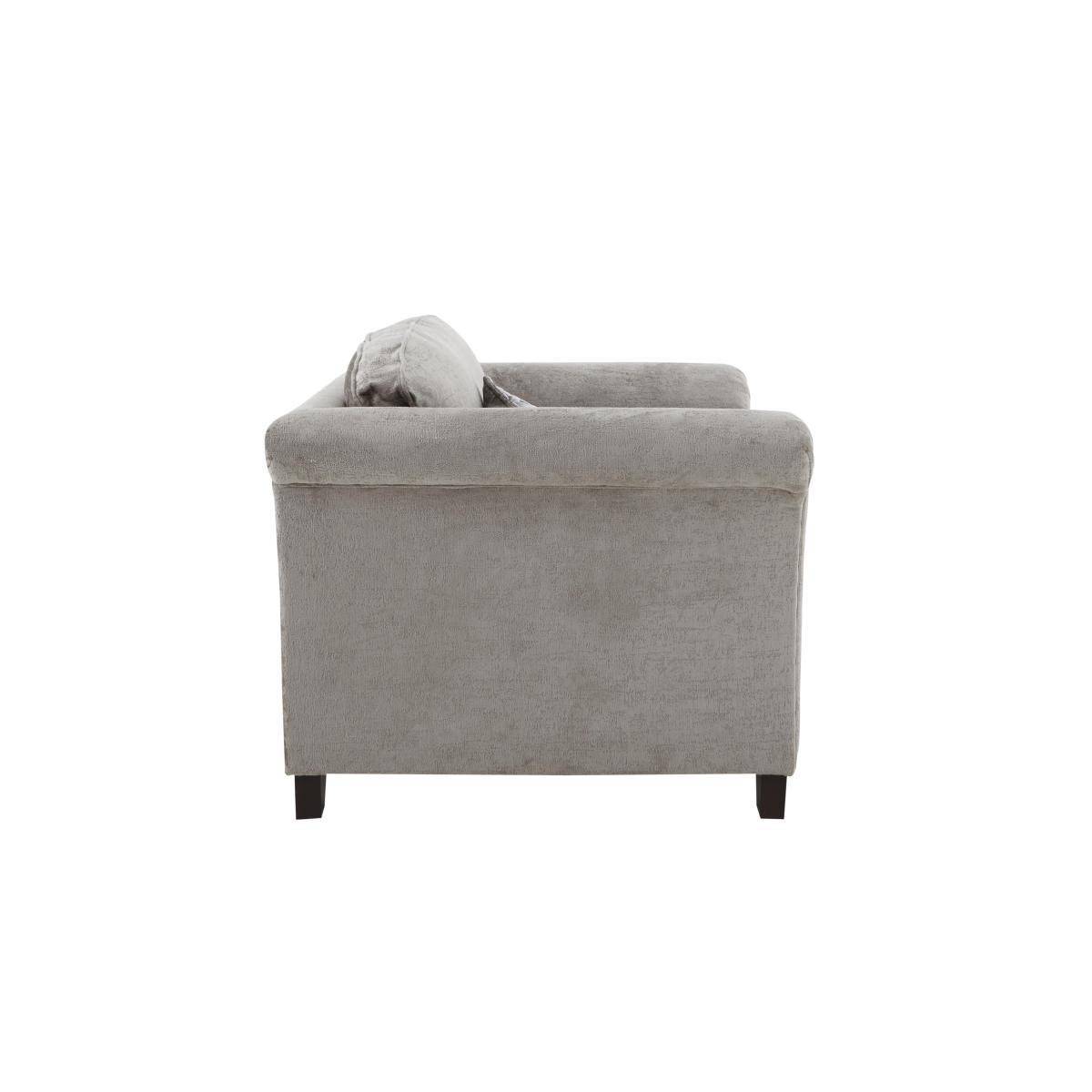 Holly Fabric Armchair Without Studs – image 4