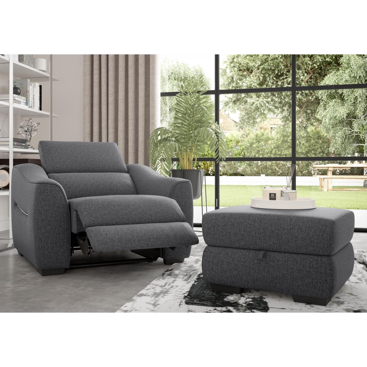 Elixir Fabric Manual Recliner Armchair – image 3
