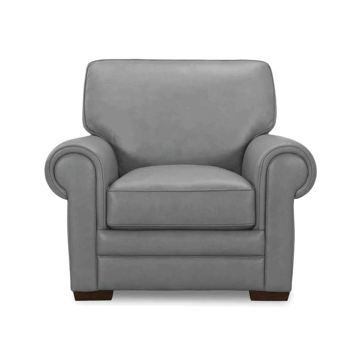 Carrick Leather Armchair - Sea Spray - Sofas and Armchairs – image 1