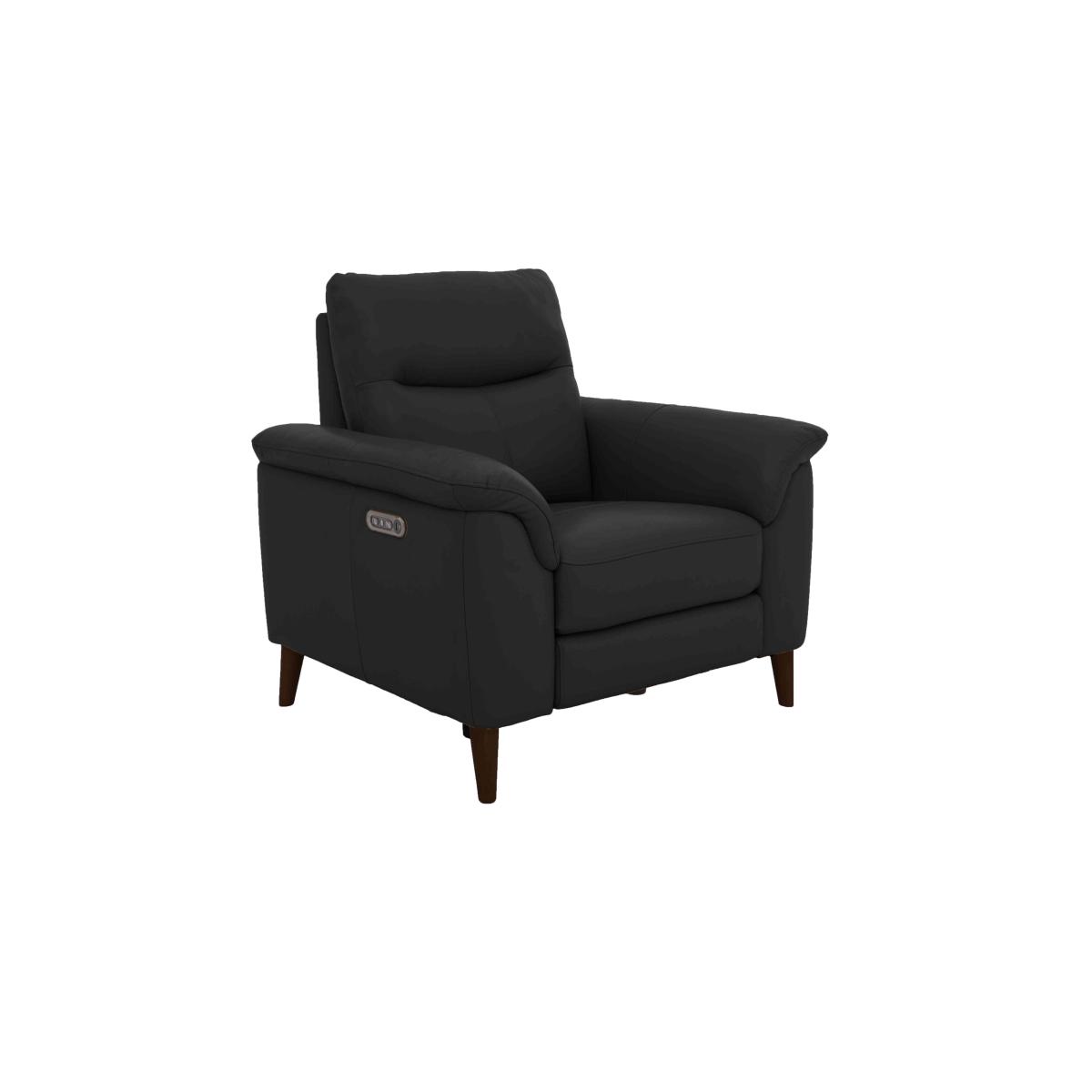 Morgan NC Leather Armchair - Lead Grey – image 4