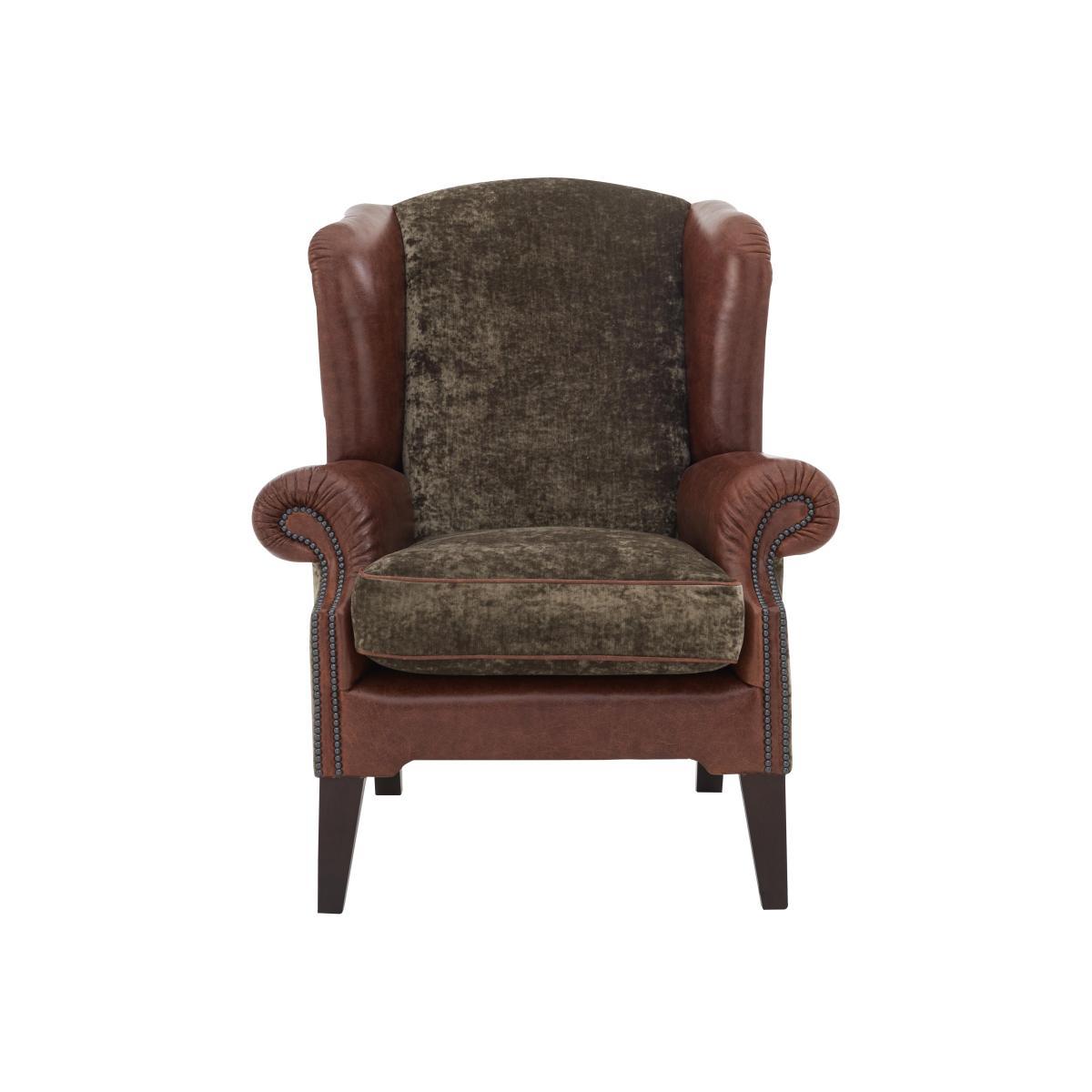 Tetrad - Northwood Wing Back Arm Chair - Brown – image 1