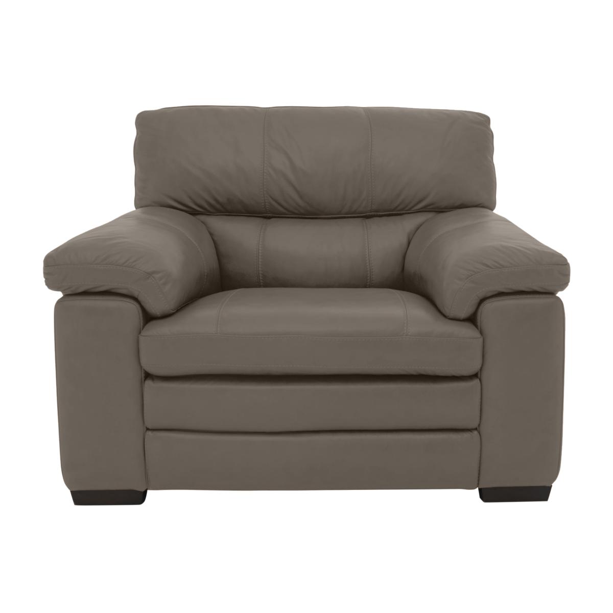 Cozee Leather Armchair - Elephant