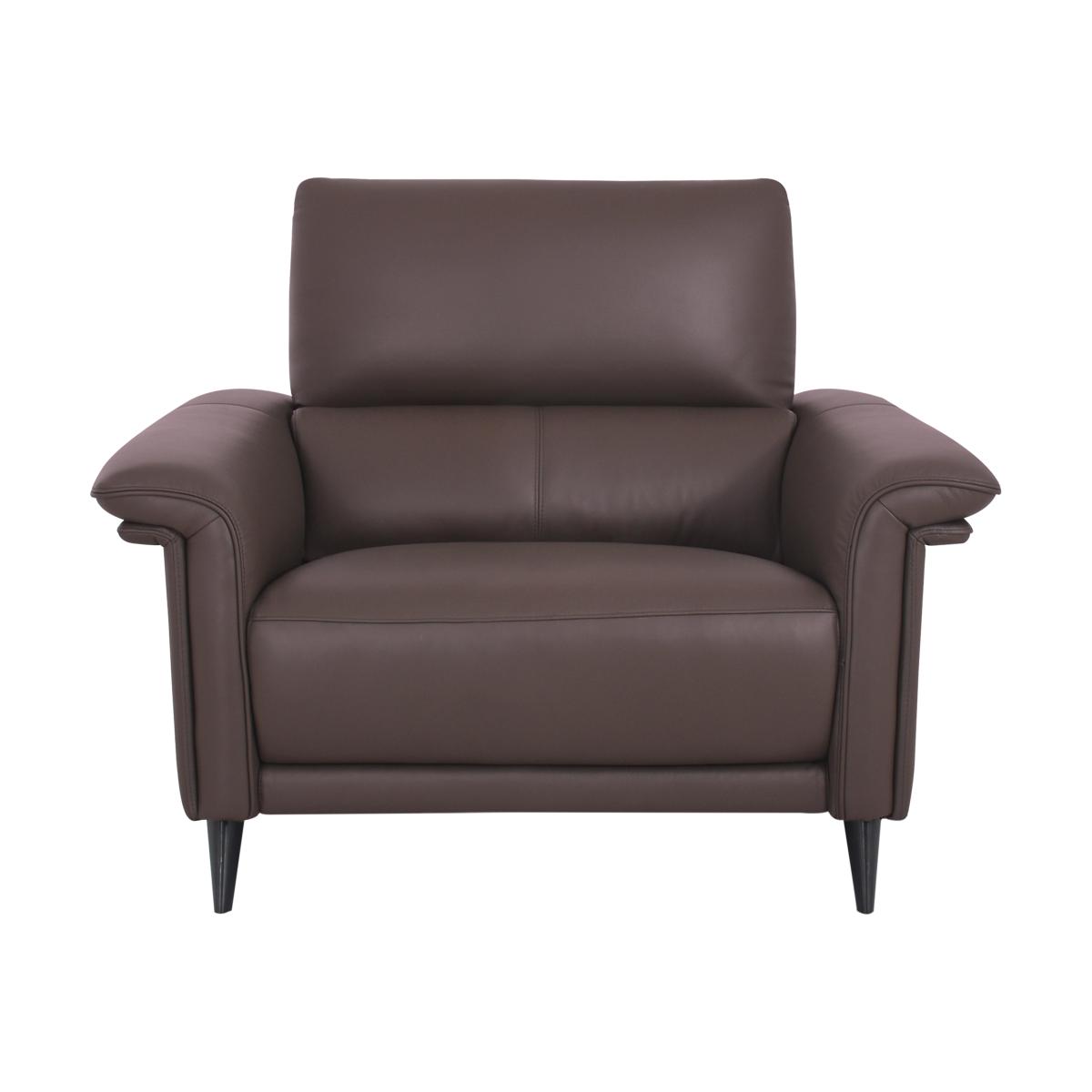 Domicil - Huxley Leather Chair - NP Cacao Brown