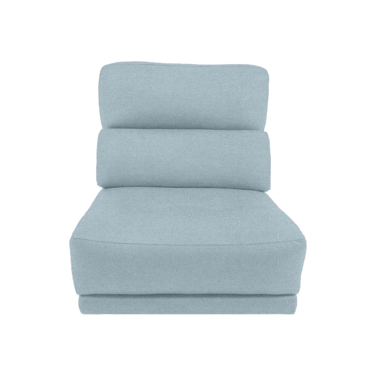 Adama Fabric Armless Unit - Baby Blue