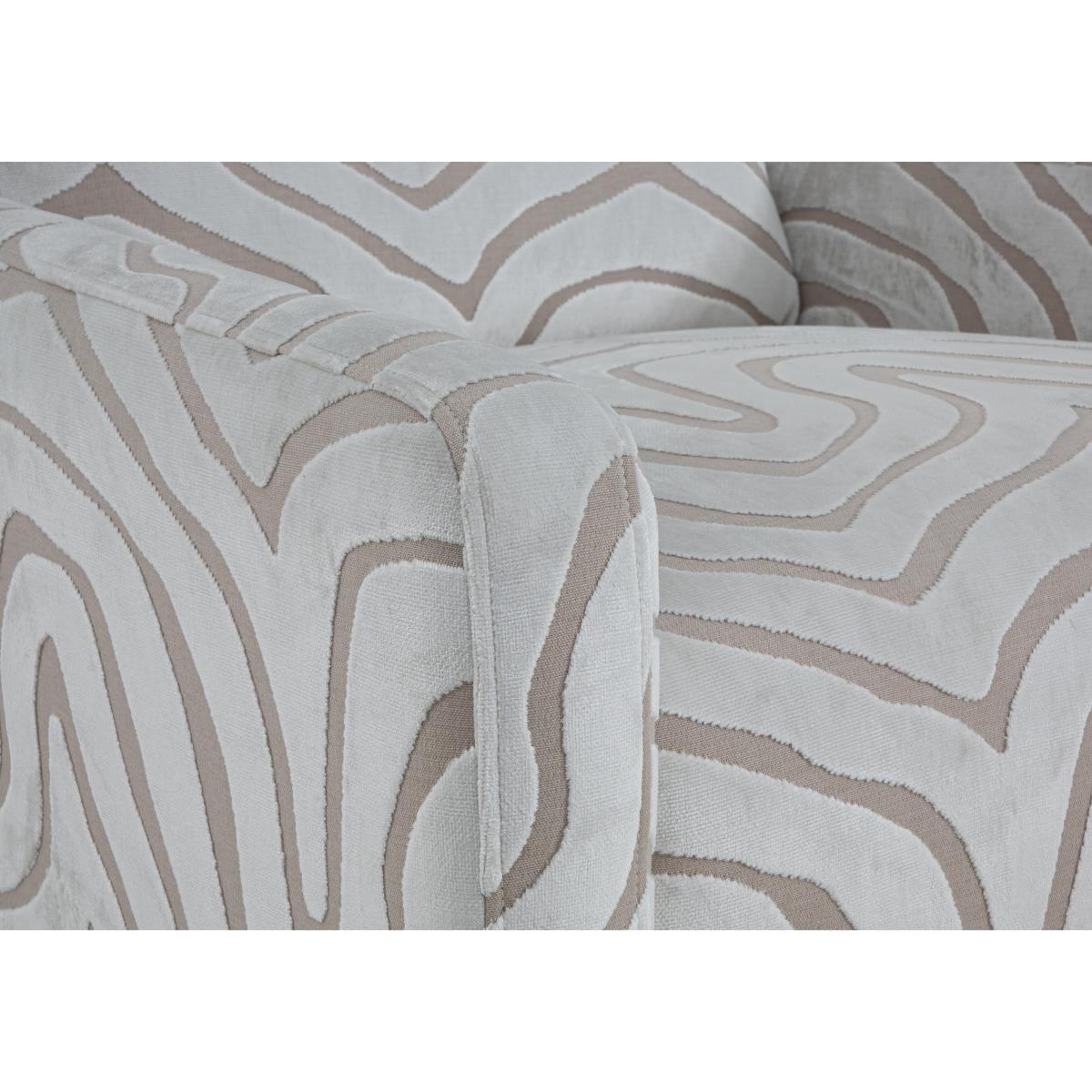 Boutique Lavish Fabric Wing Chair - Pattern – image 3